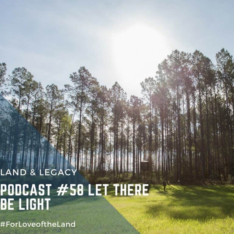 Podcast 58 Let There Be Light Land & Legacy
