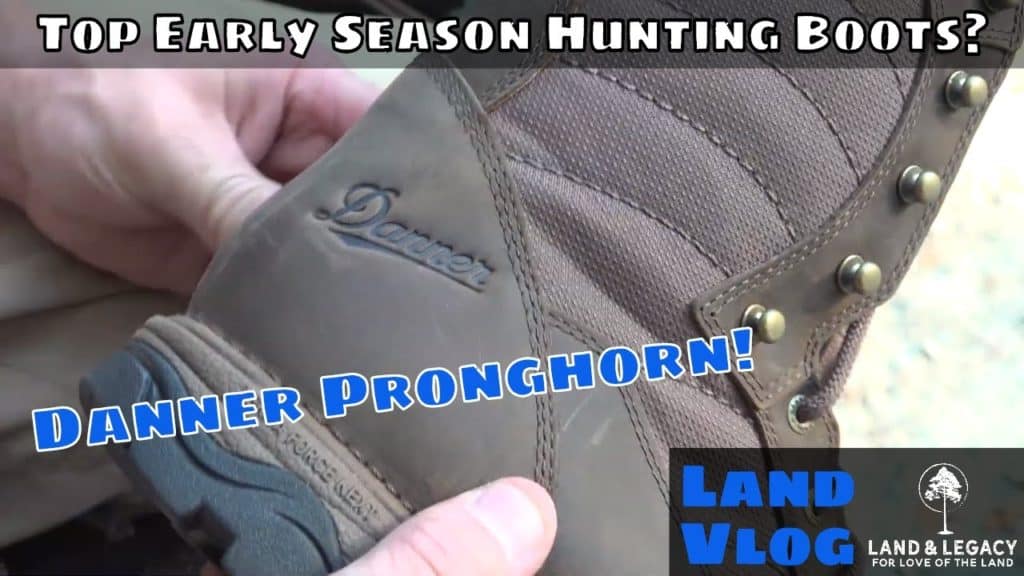 Hunting boots for the early season